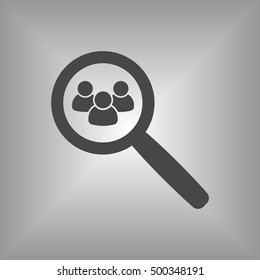 People  icon,vector. Flat design.