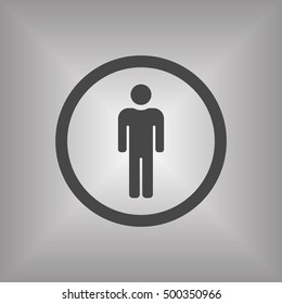 People  icon,vector. Flat design.