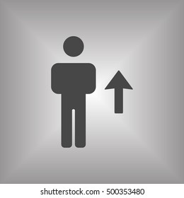 People  icon,vector. Flat design.
