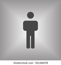 People  icon,vector. Flat design.