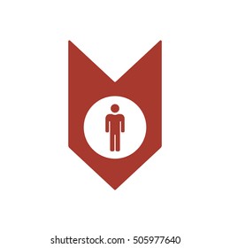 People  icon,vector. Flat design.