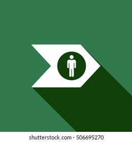 People  icon,vector. Flat design.