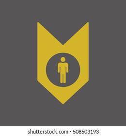 People  icon,vector. Flat design.