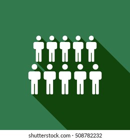 People  icon,vector. Flat design.