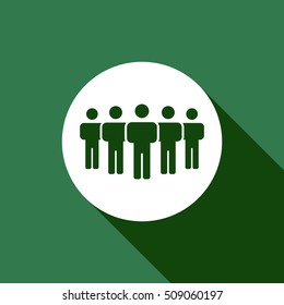 People  icon,vector. Flat design.
