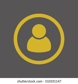 People  icon,vector. Flat design.