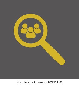People  icon,vector. Flat design.