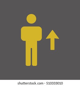 People  icon,vector. Flat design.