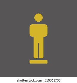 People  icon,vector. Flat design.