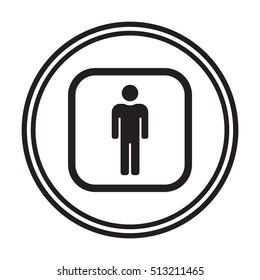 People  icon,vector. Flat design.