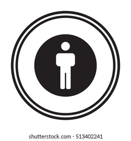 People  icon,vector. Flat design.