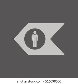 People  icon,vector. Flat design.