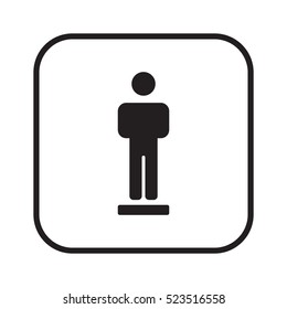 People  icon,vector. Flat design.