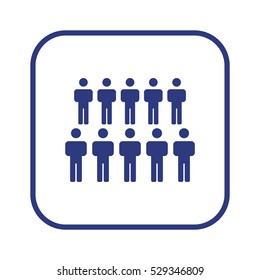 People  icon,vector. Flat design.