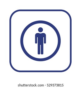 People  icon,vector. Flat design.