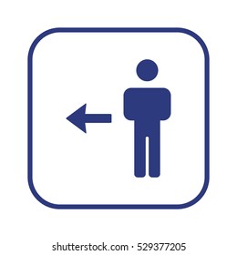 People  icon,vector. Flat design.