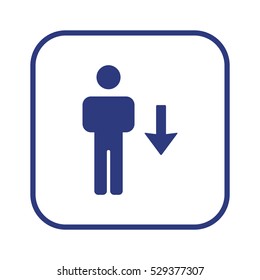 People  icon,vector. Flat design.