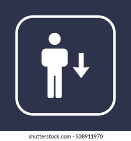 People  icon,vector. Flat design.