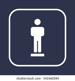 People  icon,vector. Flat design.