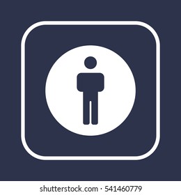 People  icon,vector. Flat design.