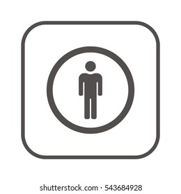 People  icon,vector. Flat design.