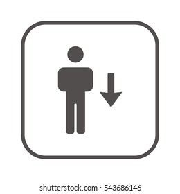 People  icon,vector. Flat design.