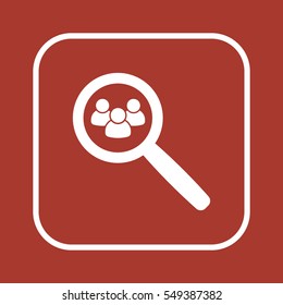 People  icon,vector. Flat design.