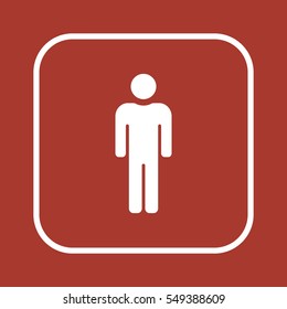 People  icon,vector. Flat design.