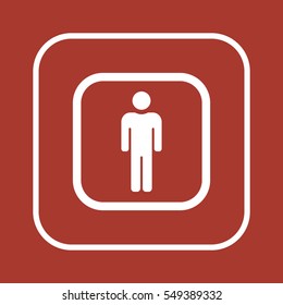 People  icon,vector. Flat design.