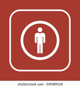 People  icon,vector. Flat design.
