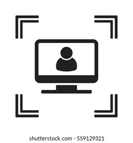 People  icon,vector. Flat design.