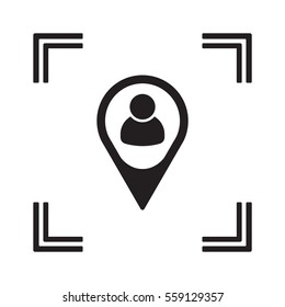 People  icon,vector. Flat design.