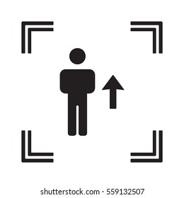 People  icon,vector. Flat design.