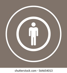 People  icon,vector. Flat design.
