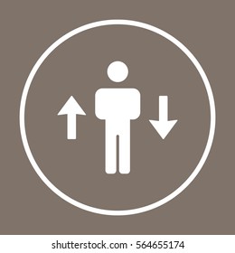 People  icon,vector. Flat design.