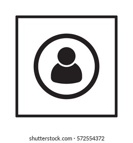 People  icon,vector. Flat design.