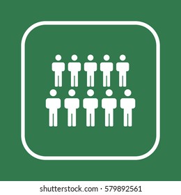 People  icon,vector. Flat design.