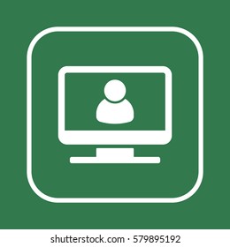 People  icon,vector. Flat design.