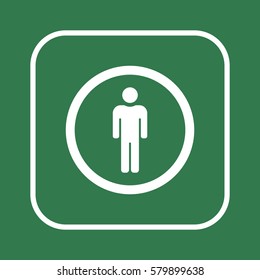 People  icon,vector. Flat design.