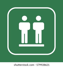 People  icon,vector. Flat design.