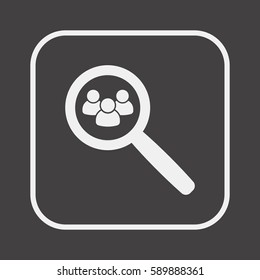 People  icon,vector. Flat design.