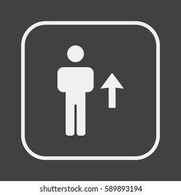 People  icon,vector. Flat design.