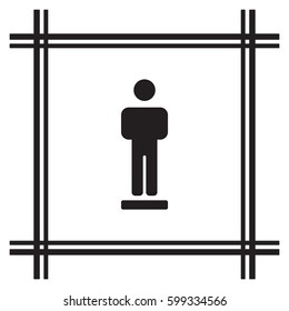 People  icon,vector. Flat design.