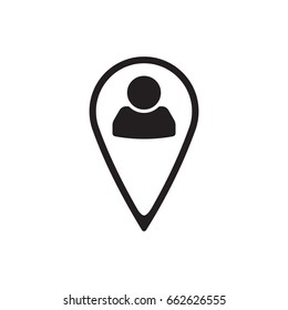 People  icon,vector. Flat design.