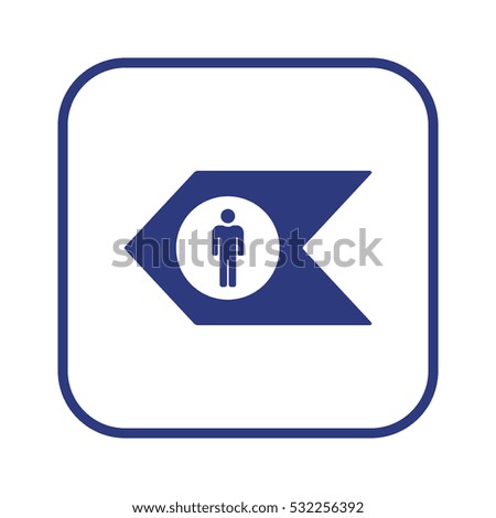 People  icon,vector. Flat design.