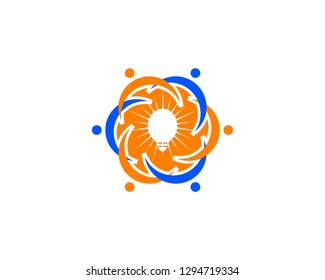 People Idea Logo Template