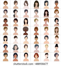 People illustration avatar Vector 