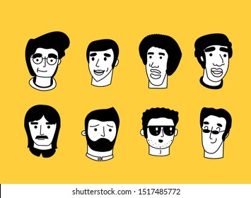 People Illustration Start-up Persona Different Ethnicity