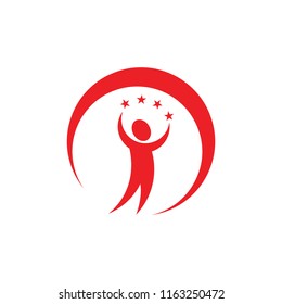 people imagination symbol logo vector