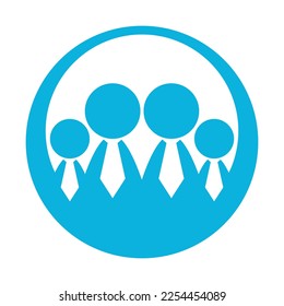 people inside circle logo 2 template